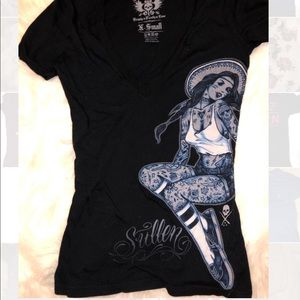 V neck sullen shirt